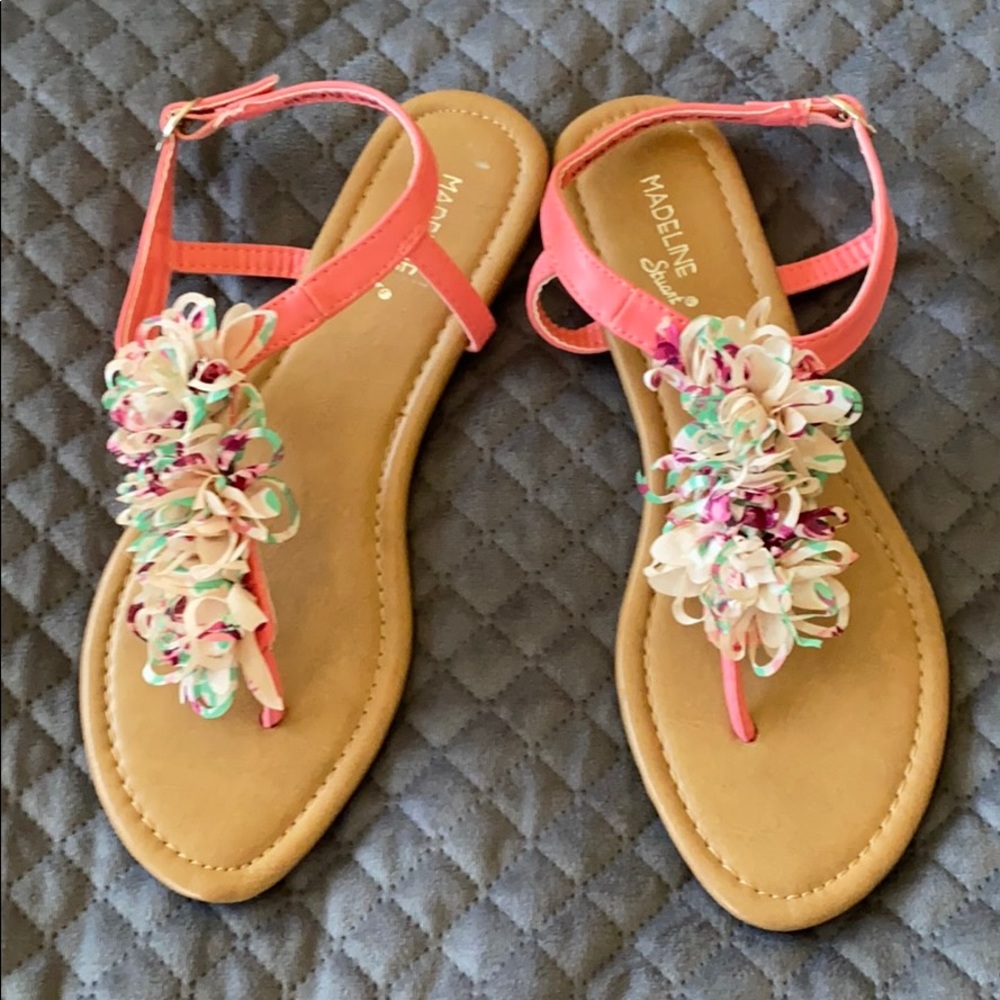 Size 8 1/2 fun sandals by Madeline Stuart